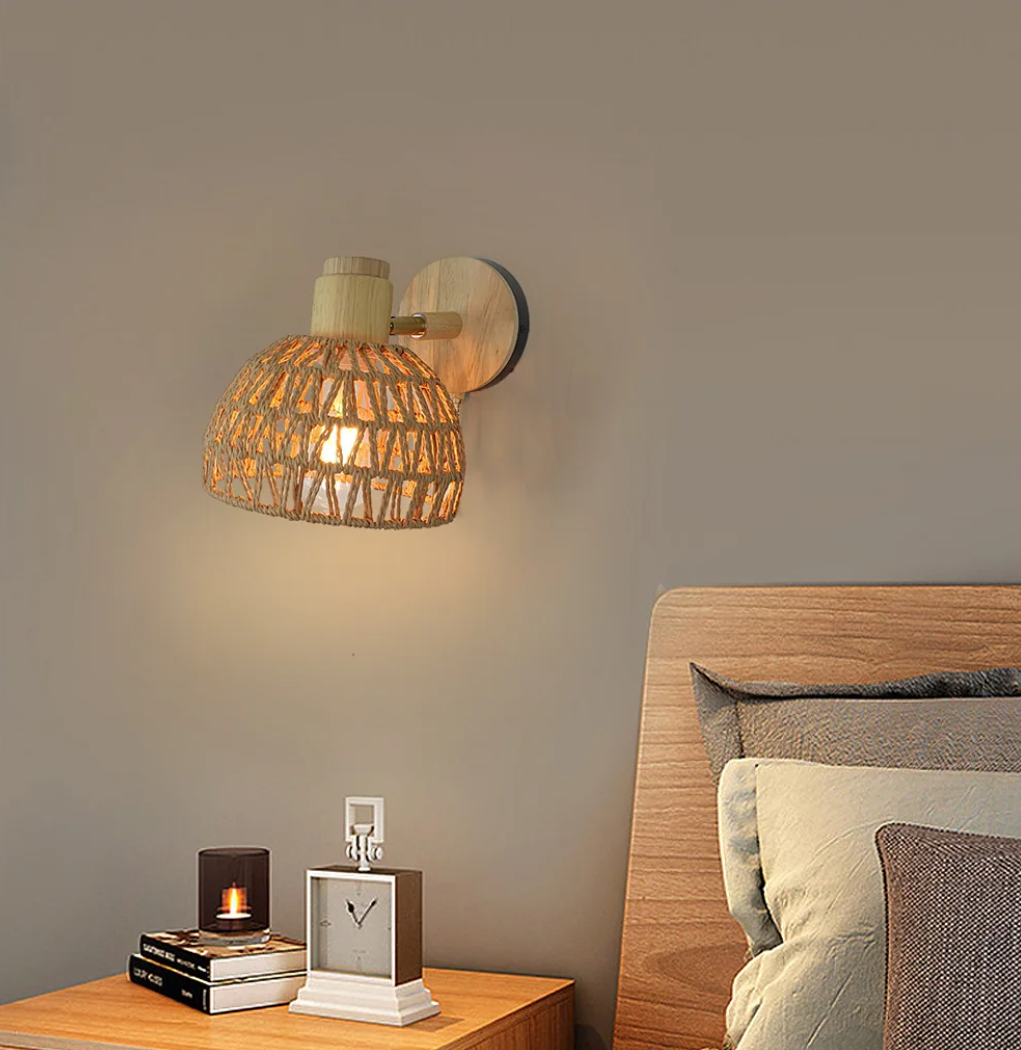 Rattan Wall Lamp