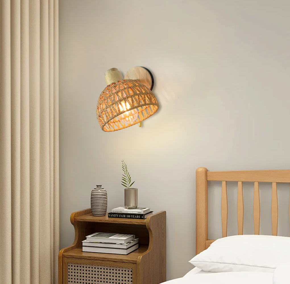 Rattan Wall Lamp