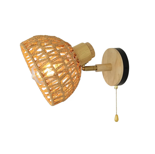 Rattan Wall Lamp