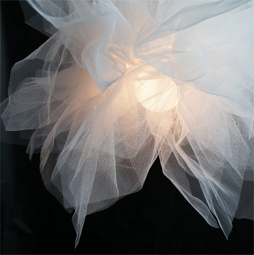 Gauze Flower Chandeliers